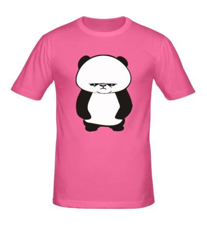 Мужская футболка Угрюмая панда