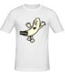 Мужская футболка «Голый банан glow» - Фото 1