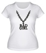 Женская футболка «Цепочка bad girl» - Фото 1