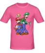 Мужская футболка «Марио и Луиджи» - Фото 1