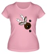Женская футболка «Веселый олень» - Фото 1