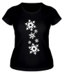 Женская футболка «Славные снежинки» - Фото 1