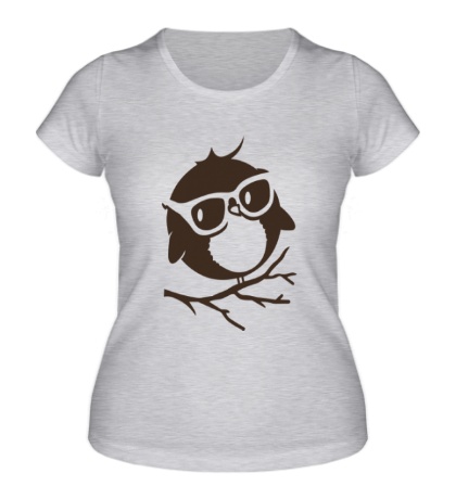 Женская футболка Совенок в очках