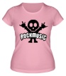 Женская футболка «Rockmusic» - Фото 1