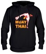 Толстовка с капюшоном «Muay Thai Low Kick» - Фото 1