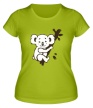 Женская футболка «Коала на дереве» - Фото 1
