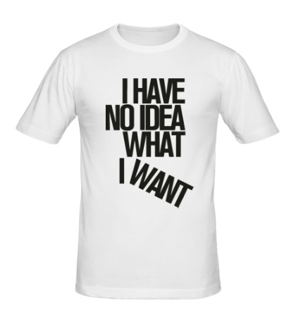 Мужская футболка «No Idea»