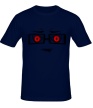 Мужская футболка «Серьезный смайл в очках» - Фото 1