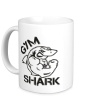 Керамическая кружка «Gym Shark» - Фото 1