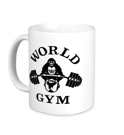 Керамическая кружка «World Gym»