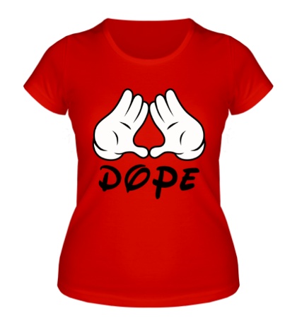 Женская футболка «Dope hands»