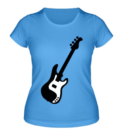 Женская футболка «Гитара»