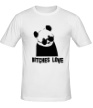 Мужская футболка «Panda bitches love» - Фото 1