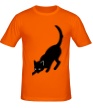 Мужская футболка «Черная кошечка» - Фото 1