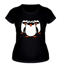 Женская футболка Банда пингвинов