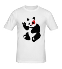 Мужская футболка Панда рокер
