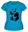 Женская футболка «Панда рокер» - Фото 1