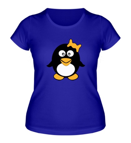 Женская футболка «Пингвин девочка»