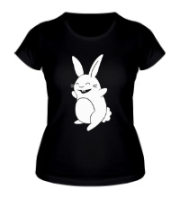 Женская футболка Веселый заяц