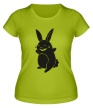 Женская футболка «Веселый заяц» - Фото 1