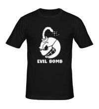 Мужская футболка Злая бомба Evil bomb