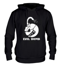 Толстовка с капюшоном Злая бомба Evil bomb