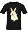 Мужская футболка «Веселый заяц, свет» - Фото 1
