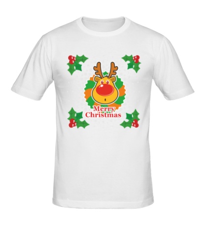 Мужская футболка «Merry Christmas»