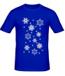 Мужская футболка «Снег glow» - Фото 1