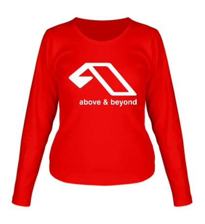 Женский лонгслив «Above & Beyond Logo»