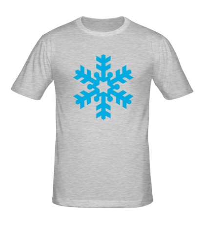 Мужская футболка «Красивая снежинка»