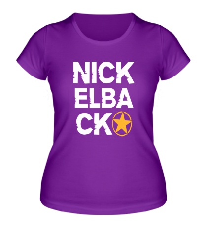 Женская футболка «Nickelback Star»