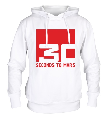 Толстовка с капюшоном 30 Seconds To Mars Logo