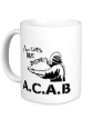 Керамическая кружка «A.C.A.B Bastards» - Фото 1