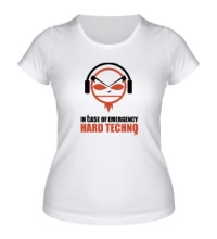 Женская футболка Hard Techno