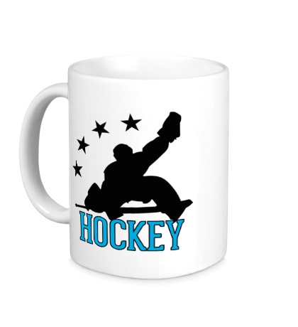 Керамическая кружка Hockey: 4 stars