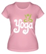 Женская футболка «Yoga» - Фото 1