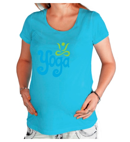Футболка для беременной «Yoga»