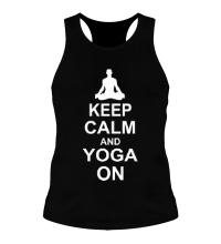 Мужская борцовка Keep calm and yoga on