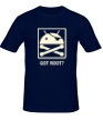 Мужская футболка «Got root? glow» - Фото 1
