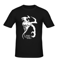 Мужская футболка Nevermore: I must haunt souls