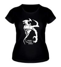 Женская футболка Nevermore: I must haunt souls