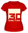 Женская футболка «30 Seconds To Mars Logo Glow» - Фото 1