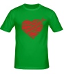 Мужская футболка «Сердце» - Фото 1