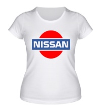 Женская футболка Nissan Logo