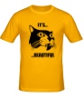 Мужская футболка «Cat: its beautiful» - Фото 1