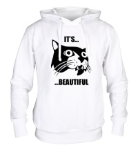 Толстовка с капюшоном Cat: its beautiful