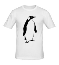 Мужская футболка Пингвин наблюдает