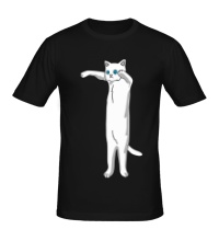 Мужская футболка Дрессированный кот