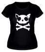 Женская футболка «Пиратский символ котов» - Фото 1